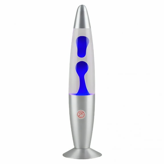 HIBIBUD 25W Jellyfish Led Bedside Volcano Lava Night Light for Home Bedroom (Blue)