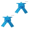 thumbnail image 3 of Naiovety Color Random Women Men Single Use Hiking Rainwear Equipment Outdoor Rain Pant Raincoat Top Split Waterproof Backpacking Clothes Azul 2piezas, 3 of 6