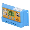 thumbnail image 3 of Controlador De Carga Solar, Pantalla LCD De Regulador De Batería Para El Hogar ANGGREK 10A 130W(12V) 260W(24V), 3 of 8