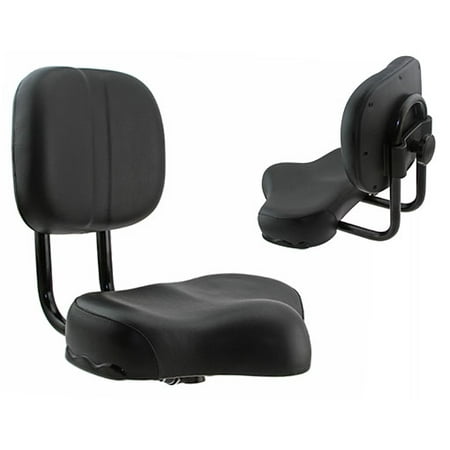 BEACH CRUISER SEAT WITH BACK 917 BLACK. Bike part, Bicycle part, bike accessory, bicycle