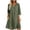 *Army Green, variant on VBVC Women's Cotton Linen V Neck Tunic Dress , Casual 3/4 Sleeve Summer Shift Dress For Women , Ladies' Button Down Mini Dresses with Pockets,Army Green,S-2XL