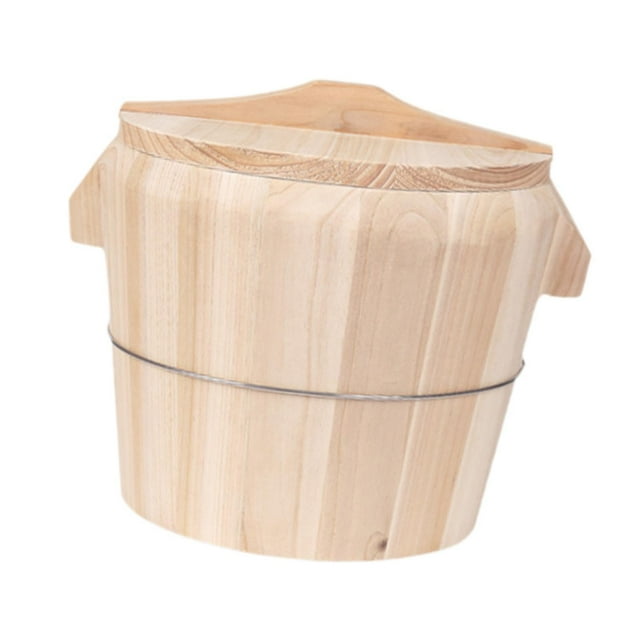 Tazón de arroz para sushi, aperitivo, pudín de tofu, recipiente para alimentos antiadherente, portátil, fácil de usar. Diámetro superior 27 cm