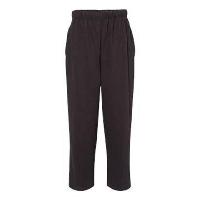 C2 Sport B76185503 Open-Bottom Sweatpants, Black - Small
