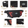 thumbnail image 2 of Bolsa para manillar de motocicleta GAWAF impermeable, ajuste universal, 2 of 8