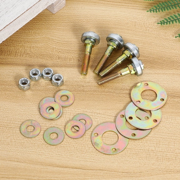 KONTONTY 4Pcs Rocking Chair Connecting Piece with Clear Thread and Sturdy Iron Design