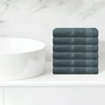 thumbnail image 2 of REGALWOVEN 6 Pack Cotton Washcloths for Face, Waffle Face Towels, Multi-Purpose Wash Cloths for Bathroom Grey 14' x 14', 2 of 7