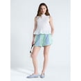 thumbnail image 2 of Free Assembly Women's and Women's Plus Smocked Peplum Sleeveless Cotton Top, Sizes X-4X, 2 of 5