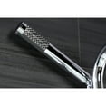 thumbnail image 4 of Kingston Brass AE8451RKX Webb 7-Inch Adjustable Wall Mount Clawfoot Tub Faucet with Knurled Handle and Hand Shower, Polished Chrome, 4 of 7