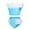 Bleu Ciel, variante sur Sunnyoo Maillot de Bain Tankini pour Filles Bébé à Volants Séchage Rapide, Tailles 1-10