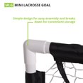 thumbnail image 4 of Champion Sports CHSMLG 3 X 3 Mini Lacrosse Goal - White, 4 of 8