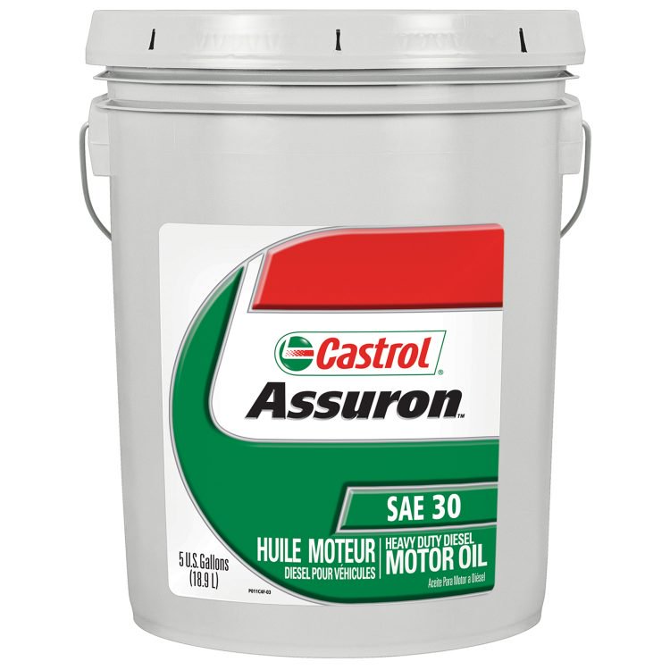 Castrol Assuron SAE 30 Motor Oil (5 Gallon Pail)