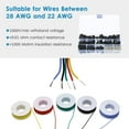 thumbnail image 3 of 480Pcs JST SM 2.54mm Pitch 2-Pin 3-Pin 4-Pin Connector Housing Assortment Kit Female and Male Dupont Connector Set for Jumper Wire Ribbon Cable PC Fan Header Robots Printer, 3 of 8
