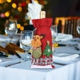thumbnail image 3 of DOLITY 2x Christmas Bottle Gift Bags Washable Reusable for Housewarming Gift Home, 3 of 9