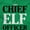 Irish Green, variant on Xmas Chief Elf Officer Santa Helper Womens Slim Fit Graphic Tee Brisco Brands S