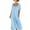 Light Blue, variant on Bosfbaoi Dresses for Women Casual Flowy A-Line Dress Square Neck Short Sleeve Maxi Womens Dresses with Pockets Summer Dresses for Women 2026