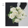 thumbnail image 6 of European Simulation Flower Xiangfei Rose Bouquet 9 Heads Home Living Room Decoration Flower Arrangement Fake Flower Decoration High-end Simulation Flower Art, Room Decorations, 6 of 7
