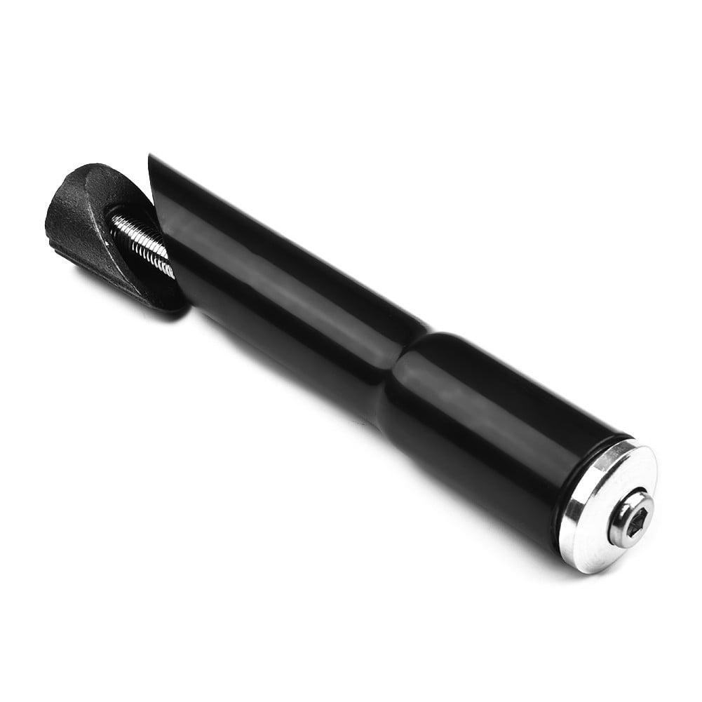 Dyda6 Extension de potence de fourche de vélo 22,2 mm/25,4 mm en alliage d'aluminium pour VTT, vélo de route, VTT (25,4 mm, noir