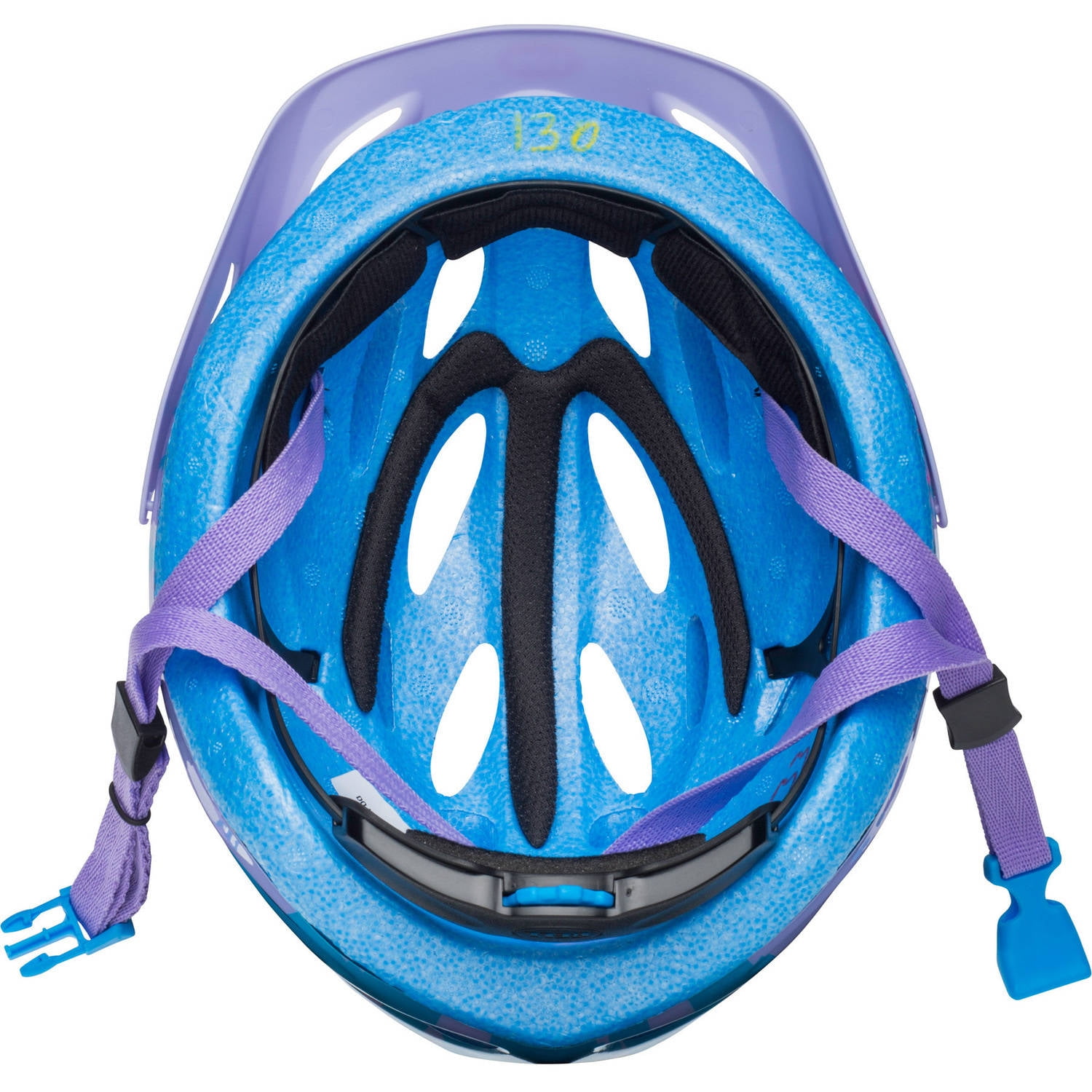 Bell Sports Peak Pink Pixels Girls Youth Helmet, Blue/Purple