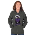 thumbnail image 4 of the Phantom Ghost Who Walks Skull Zip Up Hoodie Men's Women's Brisco Brands S, 4 of 6