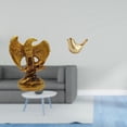 thumbnail image 2 of Escultura de resina, figura de pájaro, estatua de animal, decoración coleccionable, elaborada con resina duradera con detalles realistas, adecuada par, 2 of 8