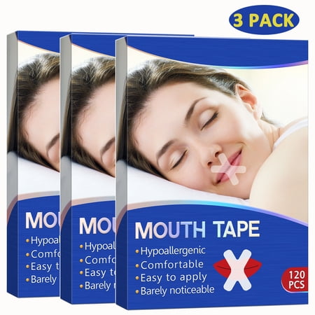 Sefudun 360PCS Mouth Tape Anti Snore Sleep Strips for Less Mouth Breathing Improve Night Sleep Instant Snoring Relief