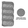 thumbnail image 3 of Non Slip Grip Socks, PUTUO Cotton Yoga Pilates Hospital Fitness Sports Socks for Women and Men with Grips, 4 Pairs, Size 13-15, 3 of 8