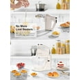 thumbnail image 6 of 2 in 1 Hand Mixers Kitchen Electric Stand mixer with bowl 3 Quart, electric mixer handheld for Everyday Use, Dough Hooks & Mixer Beaters for Frosting, Meringues & More, 6 of 9