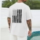 thumbnail image 3 of Tops para hombre, blusas y camisas de cuello redondo y manga corta para hombre, blusas casuales de cuello redondo con estampado de moda para hombre, blusas de cuello redondo y manga corta, camisas par, 3 of 5