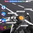 thumbnail image 5 of VIBESPARK 12V Electric Go Kart, Ride on Toys for Toddlers with Cool Flashing Lights, Foldable Electric Cars, Ride on Cars w/ Adjustable Seat, Built-in Music, EVA Wheels, White, 5 of 8