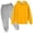 Yellow, variant on GiLiling Girls Boys 2 Piece Tracksuit Athletic Sweatsuit Hooded Sweatshirt and Loose Jogger Sweatpants Set (Pink, 9-10 Years)