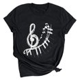 thumbnail image 1 of Tops de verano Regalos para hombre y mujer Camiseta de verano con estampado de letras Blusa de manga corta Pompotops  hfajkhk134719, 1 of 8