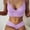 Purple, variant on Jacenvly 2024 Bikinis for Juniors 2 Piece Comfortable New Bra Pad No Steel Quick Drying Single Wearing Floral Bikini Swimsuit Split Suit Multicolor Fashion Beach Bikini Wrap Green