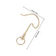 thumbnail image 2 of unbranded Gancho Metálico Dorado Para Jaula Que Durabilidad Y Estilo Ornamental En Espacios Interiores, 2 of 7