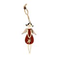 thumbnail image 2 of Colgante de madera de Navidad, colgante de niña de Ángel de peluche pintado hueco, decoración de árbol de Navidad, adornos DIY Wmkox8yii fhajkh5913, 2 of 3