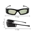 thumbnail image 3 of Gafas De Obturador Activo Recargables Hd Dlp-link 3d Ultra-clear Para Todos Los Dlp 3d Proyectores, 3 of 5