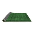 thumbnail image 2 of Ahgly Company Indoor Square Abstract Emerald Green Modern Area Rugs, 5' Square, 2 of 4