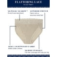 thumbnail image 6 of Vanity Fair Lingerie Women's Underwear, Flattering Lace Hi-Cut Brief Panty, 6 of 7