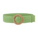 thumbnail image 4 of Cinturón de poliéster para mujer, elegante, ajustable, de color sólido, con frenillo bilateral, 4 of 4