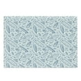 thumbnail image 1 of Surfboard Cutting Board, Doodle Surfing Boards Waves and Starfishes Hawaiian Summer, Decorative Tempered Glass Cutting and Serving Board, Large Size, Petrol Blue Slate Blue, by Ambesonne, 1 of 1