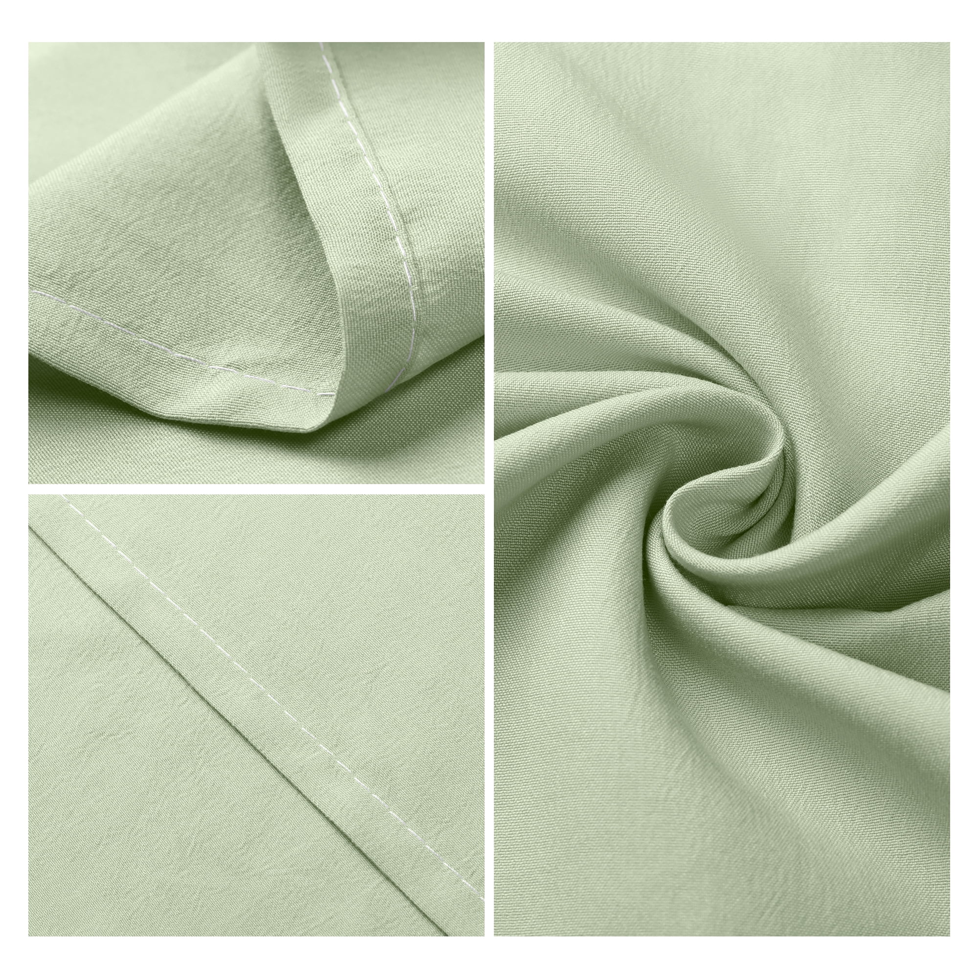 Unique Bargains 1 Pcs Pillow Cases Breathable Cooling Pillow Covers Green 20"x48"