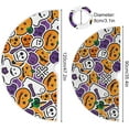 thumbnail image 3 of FMSHPON Happy Halloween Pattern Xmas Christmas Tree Skirt Stand Mat for Holiday Party Decoration Indoor Outdoor 48 inches, 3 of 6