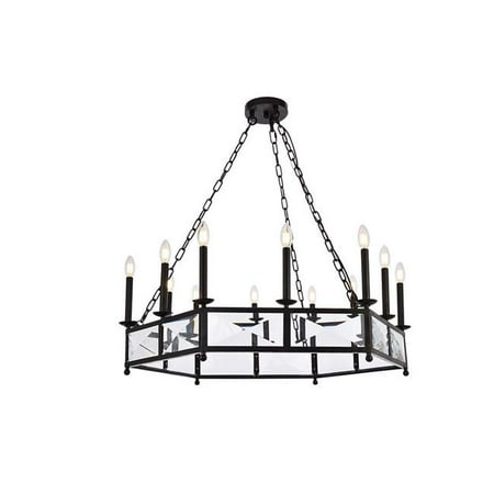 Elegant Lighting 1537d38vb Exeter 12 Light Vintage Bronze Chandelier Elegant Lighting 1537d38vb Exeter 12 Light Vintage Bronze Chandelier