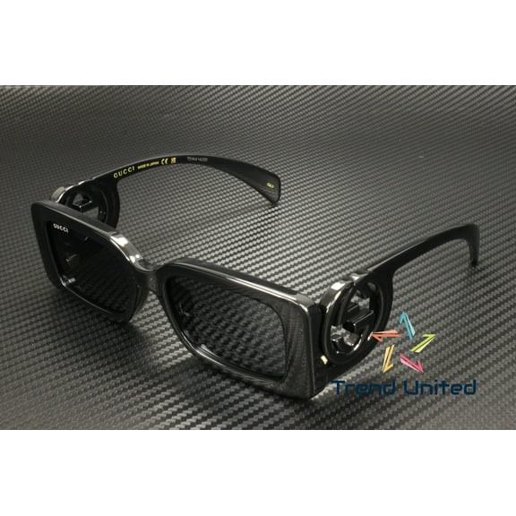 Gucci GG1325S-001 Black Square Ladies Sunglasses for Womens