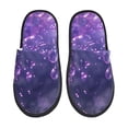 thumbnail image 1 of Balery Purple Bubble Abstract Art Pantuflas de Casa de Felpa Silenciosas con Diseño Estampado, Zapatillas Cómodas Antideslizantes de Algodón para Interior-Large, 1 of 8