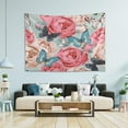 thumbnail image 4 of GZHJMY Flower Butterfly Tapestry Aesthetic Tapestry for Bedroom Living Room Classroom Dorm 60" x 40" Inches Gift Decor, 4 of 6