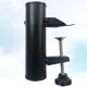 thumbnail image 2 of Soporte para sombrilla con clip fijo para patio, jardín, balcón y playa (negro), 2 of 6