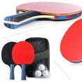 thumbnail image 1 of Hmount Deeroll Table Tennis Racket Set Long Handle 1 Pair Professional Table Tennis Ping Pong Racket Paddle Bat Set(Long Handle), 1 of 7