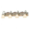 thumbnail image 2 of Meyda 147871 33 in. Trout 4 Light Vanity Light, Nickel & Painted Trout, 2 of 2