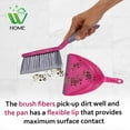 thumbnail image 7 of WBM Dustpan and Brush Set, Floor Cleaning Multipurpose Dustpan for Home, Pack of 2, 7 of 7