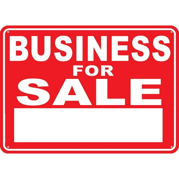Business For Sale Sign Signs Outdoor, Uv Printed Aluminum 12 X 8 In, Weatherproof And Security Signs For Home Or Business